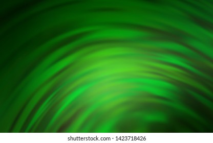 Light Green vector pattern with lines. Colorful geometric sample with gradient lines.  Template for cell phone screens.