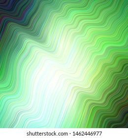 Light Green vector pattern with lines. An elegant bright illustration with gradient. Elegant pattern for a brand book.