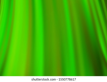 Light Green vector pattern with lines, ovals. A completely new color illustration in marble style. Marble style for your business design.