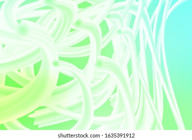 Light Green vector pattern with lines. A sample with colorful lines, shapes. New composition for your brand book.