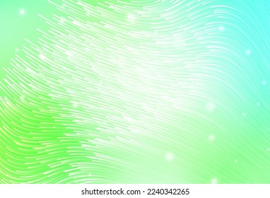 Light Green vector pattern with lines. Modern gradient abstract illustration with bandy lines. Abstract design for your web site.