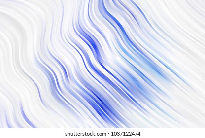 Light Green vector pattern with liquid shapes. A sample with blurred bubble shapes. Textured wave pattern for backgrounds.