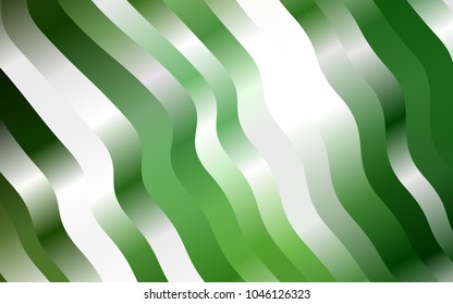 Light Green vector pattern with liquid shapes. Brand-new colored illustration in marble style with gradient. A completely new marble design for your business.