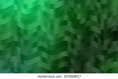 Light Green vector pattern with liquid shapes. Colorful illustration in abstract marble style with gradient. The best blurred design for your business.