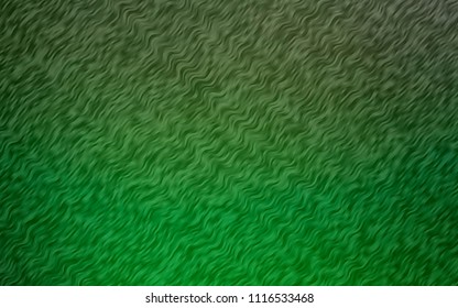 Light Green vector pattern with liquid shapes. Shining crooked illustration in marble style. A new texture for your  ad, booklets, leaflets.