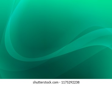 Light Green vector pattern with liquid shapes. Creative geometric illustration in marble style with gradient. Marble style for your business design.