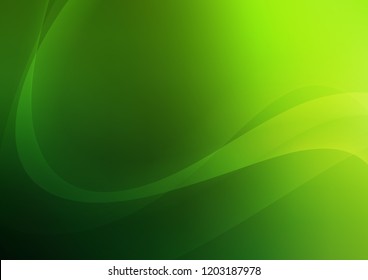 Light Green vector pattern with liquid shapes. Brand new colored illustration in marble style with gradient. A new texture for your  ad, booklets, leaflets.