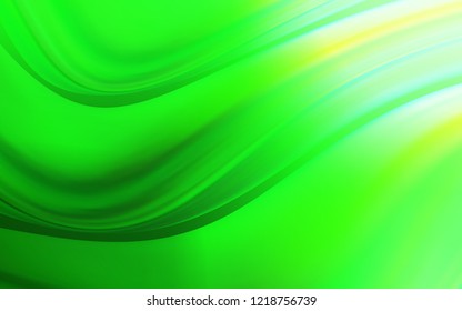 Light Green vector pattern with liquid shapes. Colorful illustration in abstract marble style with gradient. Pattern for your business design.
