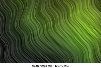 Light Green vector pattern with liquid shapes. Colorful illustration in abstract marble style with gradient. Textured wave pattern for backgrounds.