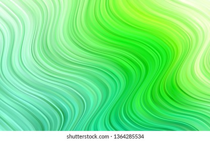 Light Green vector pattern with liquid shapes. Geometric illustration in marble style with gradient.  A completely new template for your business design.