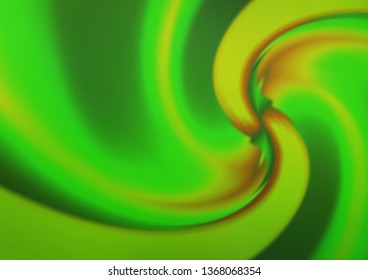 Light Green vector pattern with liquid shapes. Creative geometric illustration in marble style with gradient. A completely new template for your business design.