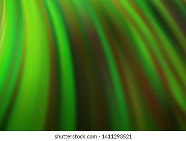 Light Green vector pattern with liquid shapes. Creative geometric illustration in marble style with gradient. A new texture for your  ad, booklets, leaflets.