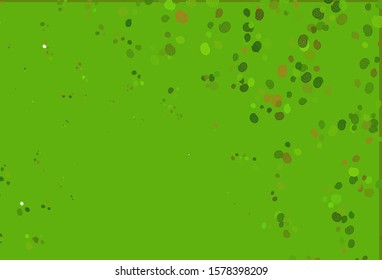 Light Green vector pattern with liquid shapes. An elegant bright illustration with gradient. Brand new design for your ads, poster, banner.
