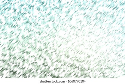 Light Green vector pattern with narrow lines. Modern geometrical abstract illustration with staves. The pattern can be used for busines ad, booklets, leaflets