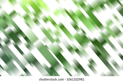Light Green vector pattern with narrow lines. Glitter abstract illustration with colored sticks. Smart design for your business advert.