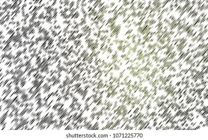 Light Green vector pattern with narrow lines. Glitter abstract illustration with colored sticks. The pattern can be used as ads, poster, banner for commercial.