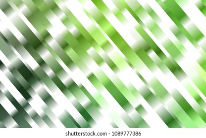 Light Green vector pattern with narrow lines. Lines on blurred abstract background with gradient. The pattern can be used for websites.