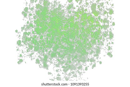 Light Green vector pattern with narrow lines. Modern geometrical abstract illustration with staves. The pattern can be used for busines ad, booklets, leaflets