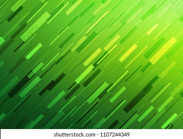 Light Green vector pattern with narrow lines. Blurred decorative design in simple style with lines. The pattern can be used for websites.