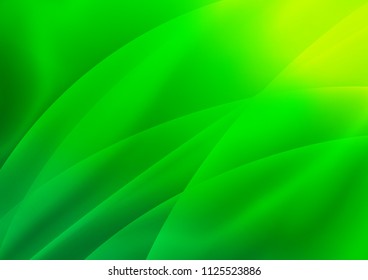 Light Green vector pattern with narrow lines. Decorative shining illustration with lines on abstract template. Best design for your ad, poster, banner.