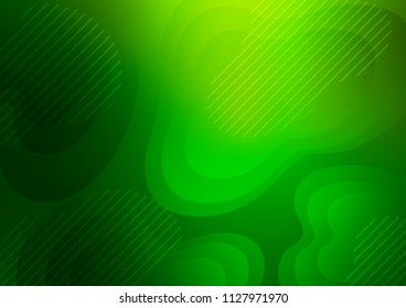 Light Green vector pattern with narrow lines. Modern geometrical abstract illustration with staves. The template can be used as a background.