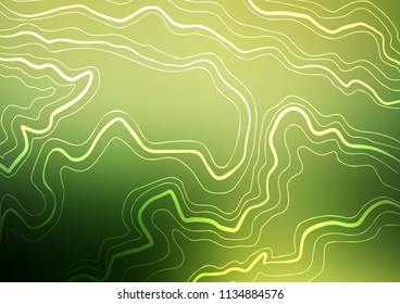 Light Green vector pattern with narrow lines. Modern geometrical abstract illustration with staves. The template can be used as a background.