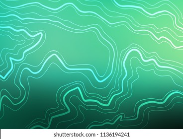 Light Green vector pattern with narrow lines. Blurred decorative design in simple style with lines. The template can be used as a background.