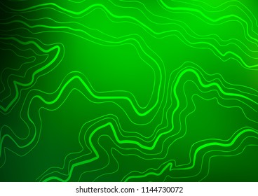 Light Green vector pattern with narrow lines. Glitter abstract illustration with colored sticks. Best design for your ad, poster, banner.
