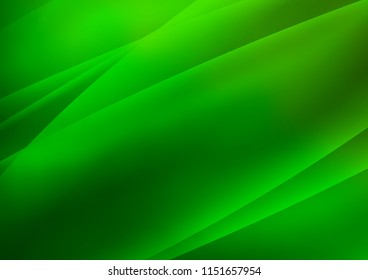 Light Green vector pattern with narrow lines. Lines on blurred abstract background with gradient. Best design for your ad, poster, banner.