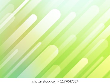 Light Green vector pattern with narrow lines. Modern geometrical abstract illustration with staves. The template can be used as a background.