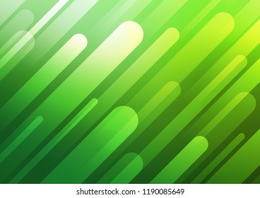 Light Green vector pattern with narrow lines. Shining colored illustration with narrow lines. Smart design for your business advert.
