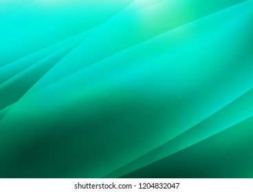 Light Green vector pattern with narrow lines. Lines on blurred abstract background with gradient. The pattern can be used for websites.