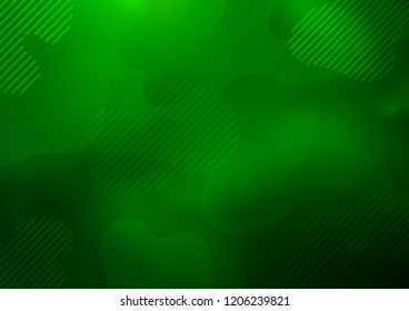 Light Green vector pattern with narrow lines. Glitter abstract illustration with colored sticks. The pattern can be used for websites.