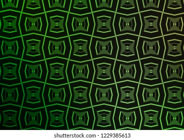 Light Green vector pattern with narrow lines. Modern geometrical abstract illustration with staves. Pattern for websites, landing pages.