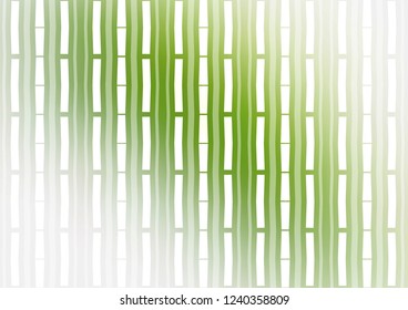 Light Green vector pattern with narrow lines. Modern geometrical abstract illustration with staves. The template can be used as a background.