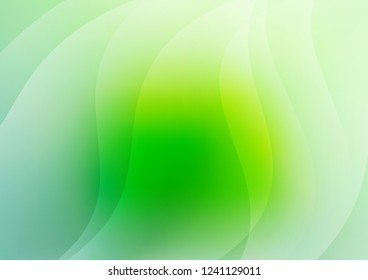 Light Green vector pattern with narrow lines. Lines on blurred abstract background with gradient. The pattern can be used for websites.