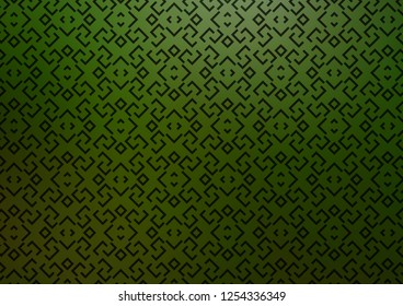 Light Green vector pattern with narrow lines. Modern geometrical abstract illustration with staves. Backdrop for TV commercials.