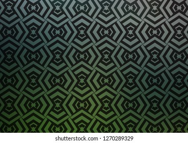 Light Green vector pattern with narrow lines. Glitter abstract illustration with colored sticks. Pattern for business booklets, leaflets.