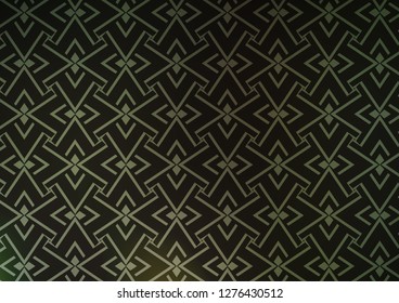 Light Green vector pattern with narrow lines. Glitter abstract illustration with colored sticks. Backdrop for TV commercials.