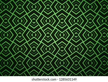 Light Green vector pattern with narrow lines. Glitter abstract illustration with colored sticks. Pattern for websites, landing pages.