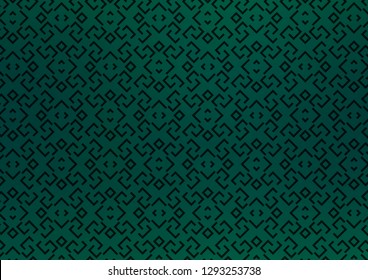 Light Green vector pattern with narrow lines. Blurred decorative design in simple style with lines. Best design for your ad, poster, banner.