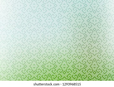 Light Green vector pattern with narrow lines. Modern geometrical abstract illustration with staves. Pattern for ads, posters, banners.