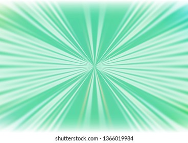 Light Green vector pattern with narrow lines. Decorative shining illustration with lines on abstract template. Pattern for business booklets, leaflets.