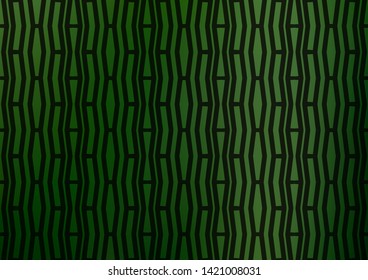 Light Green vector pattern with narrow lines. Shining colored illustration with narrow lines. The pattern can be used as ads, poster, banner for commercial.