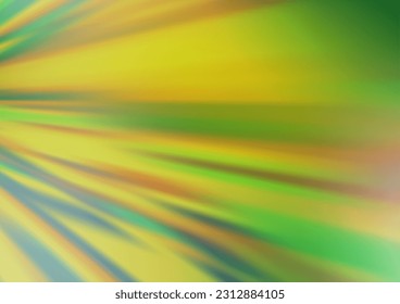 Light Green vector pattern with narrow lines. Decorative shining illustration with lines on abstract template. Pattern for ads, posters, banners.