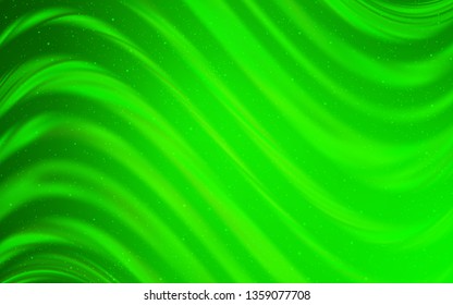 Light Green vector pattern with night sky stars. Modern abstract illustration with Big Dipper stars. Pattern for futuristic ad, booklets.