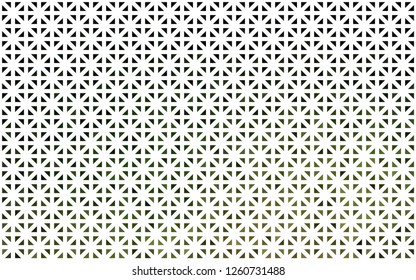 Light Green vector pattern in polygonal style. Beautiful illustration with triangles in nature style. Modern template for your landing page.