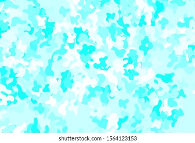 Light Green vector pattern with random forms. Decorative design in abstract style with random forms. Simple design for your web site.