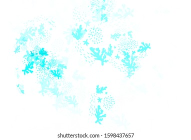 Light Green vector pattern with random forms. Simple colorful illustration with abstract gradient shapes. Best smart design for your business.