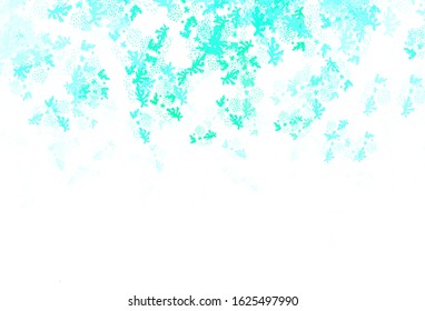 Light Green vector pattern with random forms. Illustration with colorful gradient shapes in abstract style. Elegant design for wallpapers.